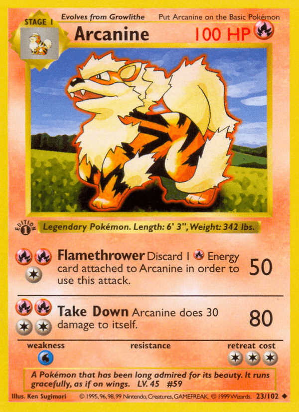 Arcanine (Base) - 23/102