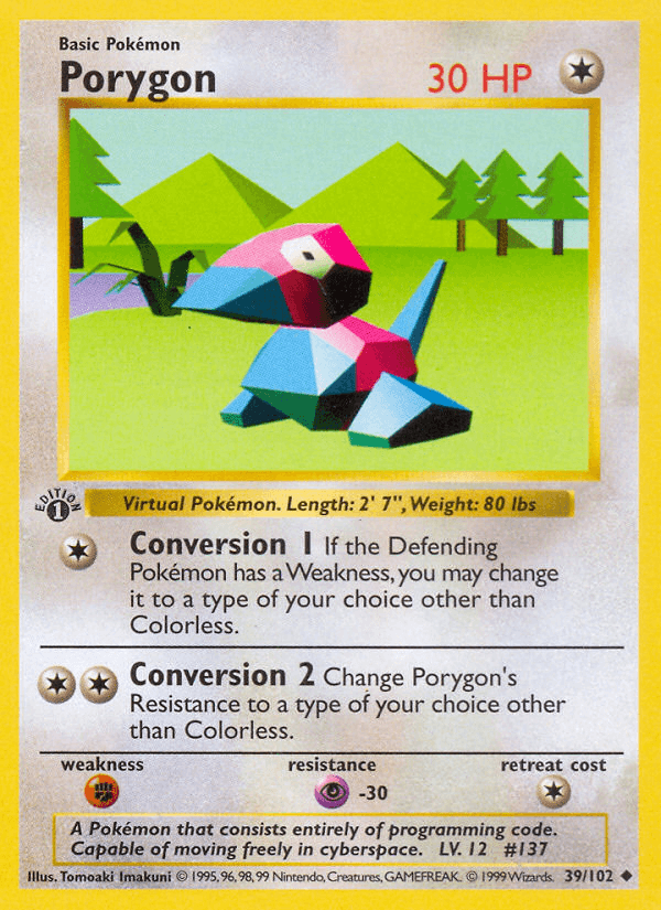 Porygon (Base) - 39/102