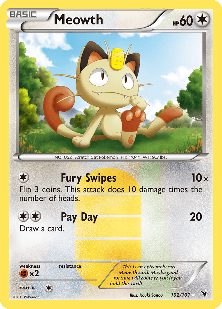 Meowth (Noble Victories) - 102/101