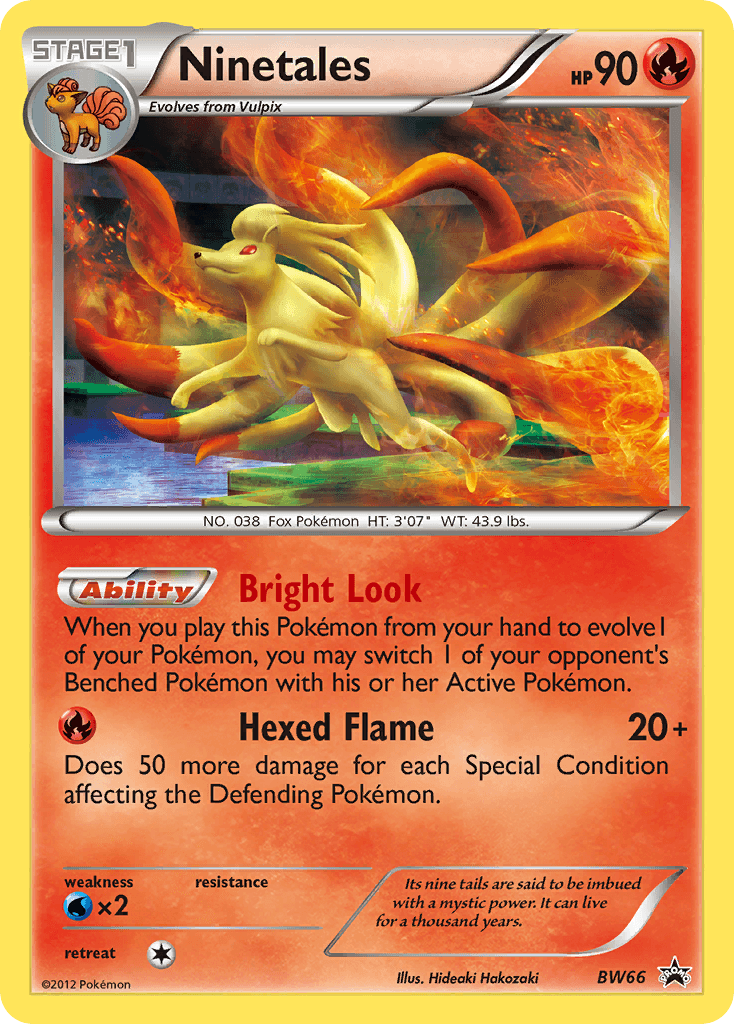 Ninetales (BW Black Star Promos) - BW66/101