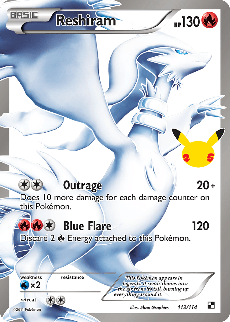 Reshiram (Celebrations: Classic Collection) - 113/25