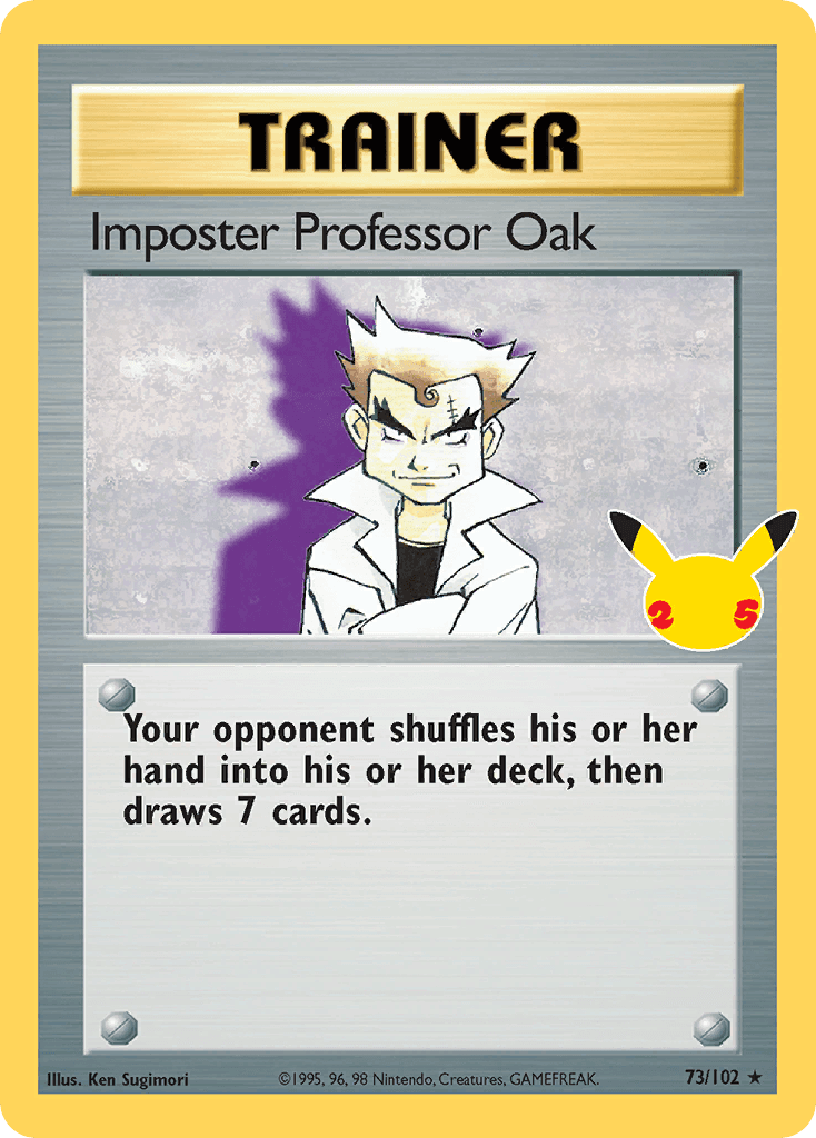 Imposter Professor Oak (Celebrations: Classic Collection) - 73/25