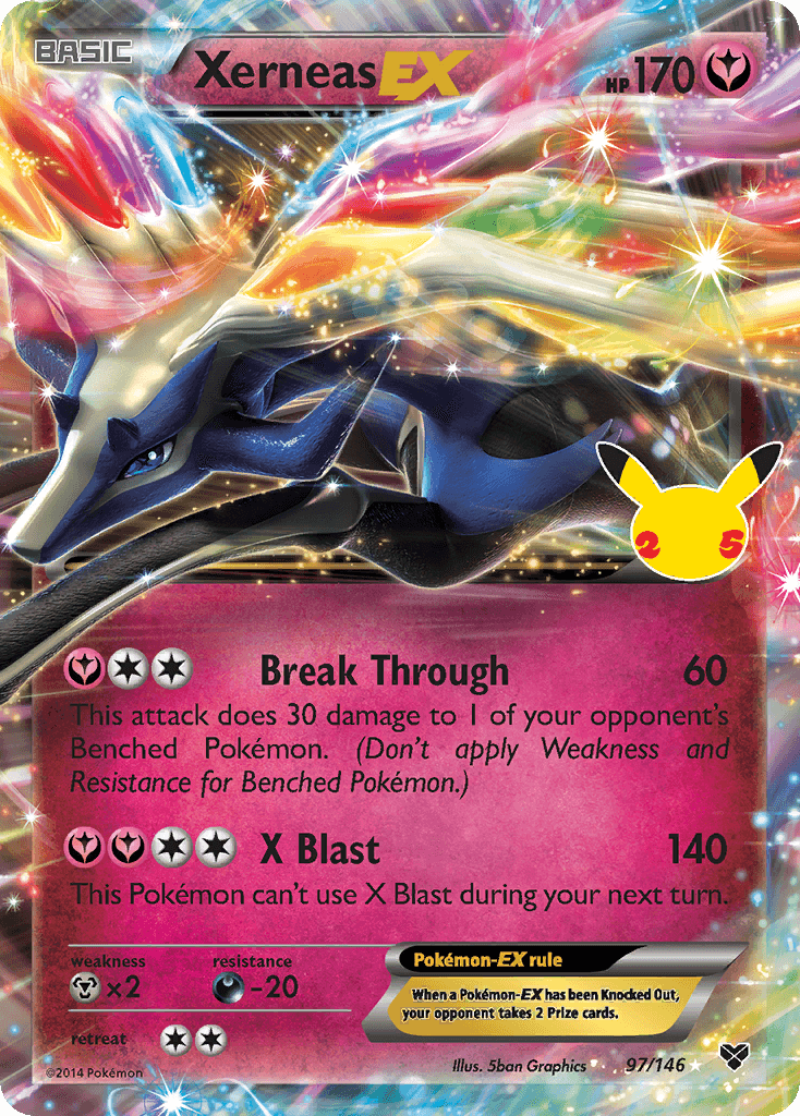 Xerneas-EX (Celebrations: Classic Collection) - 97/25