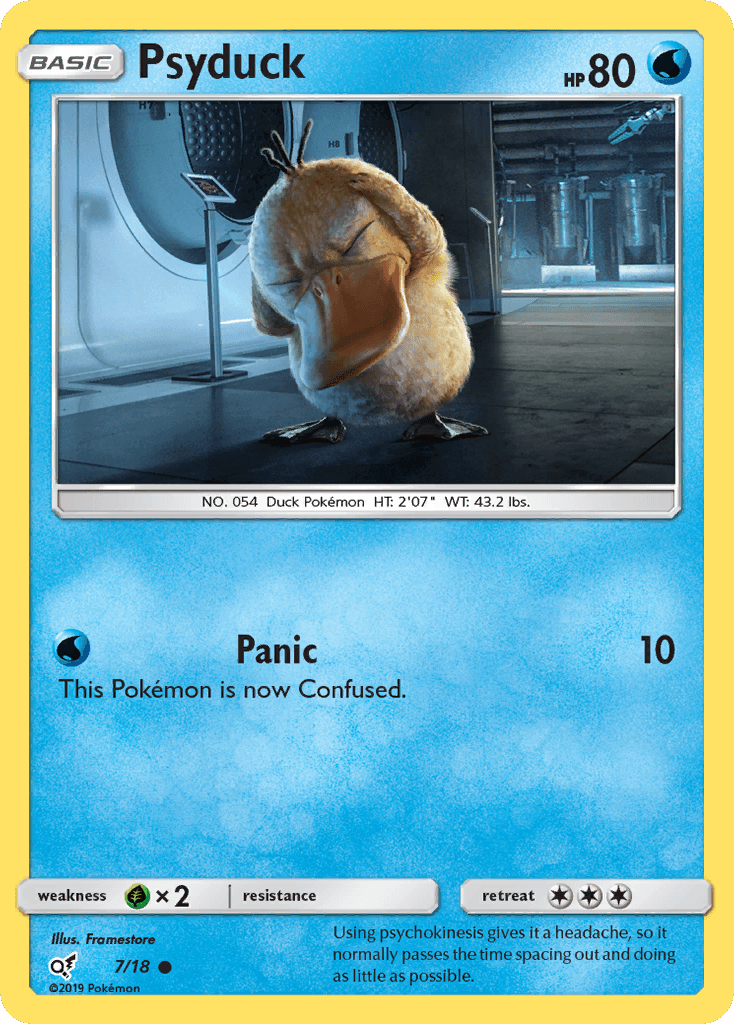 Psyduck (Detective Pikachu) - 7/18