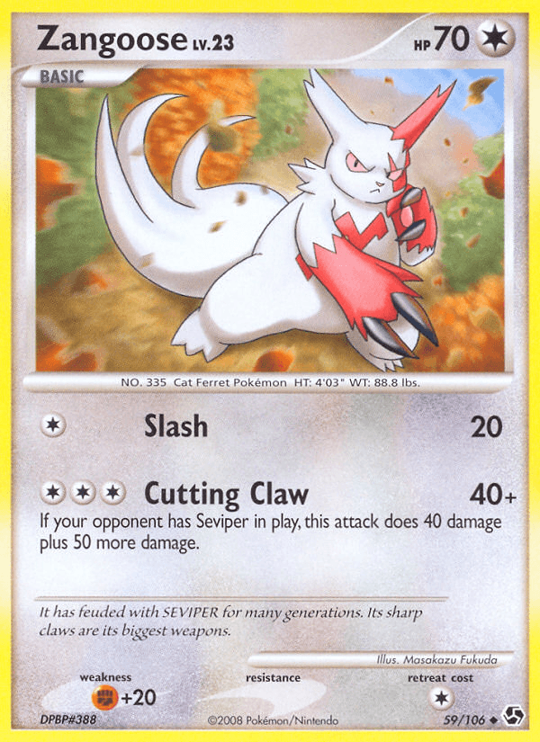 Zangoose (Great Encounters) - 59/106