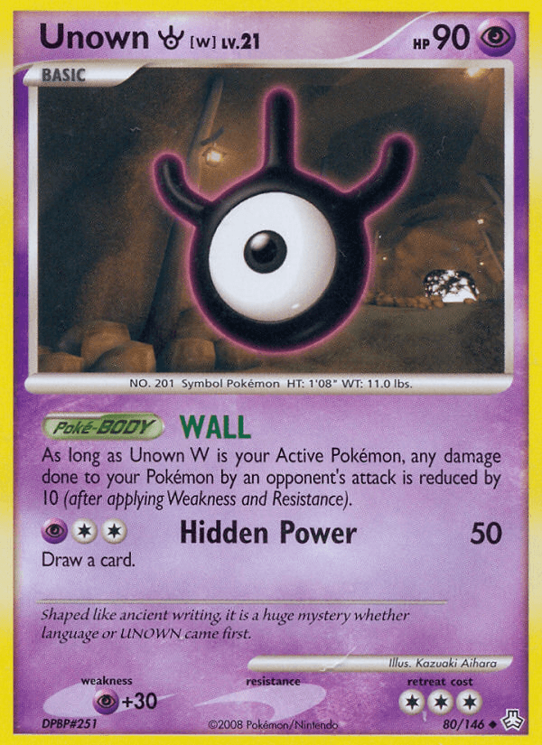 Unown W (Legends Awakened) - 80/146