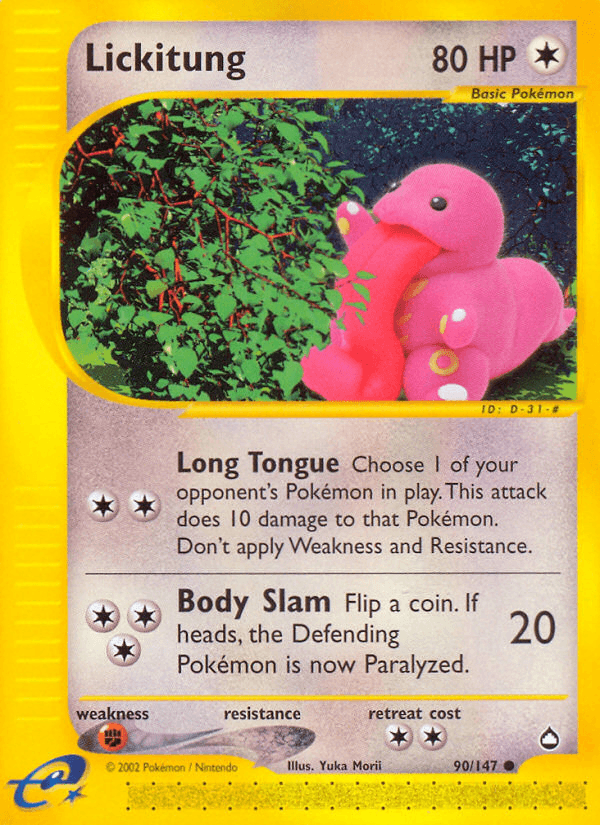 Lickitung (Aquapolis) - 90/147