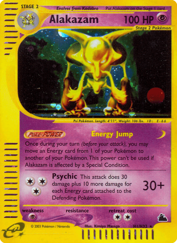 Alakazam (Skyridge) - H1/144