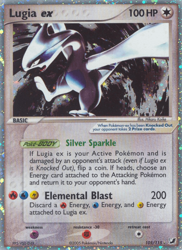 Lugia ex (Unseen Forces) - 105/115