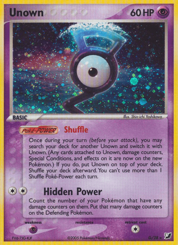 Unown (Unseen Forces) - G/115