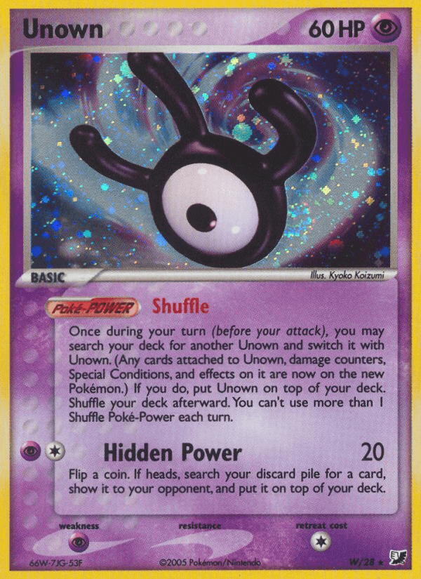 Unown (Unseen Forces) - W/115
