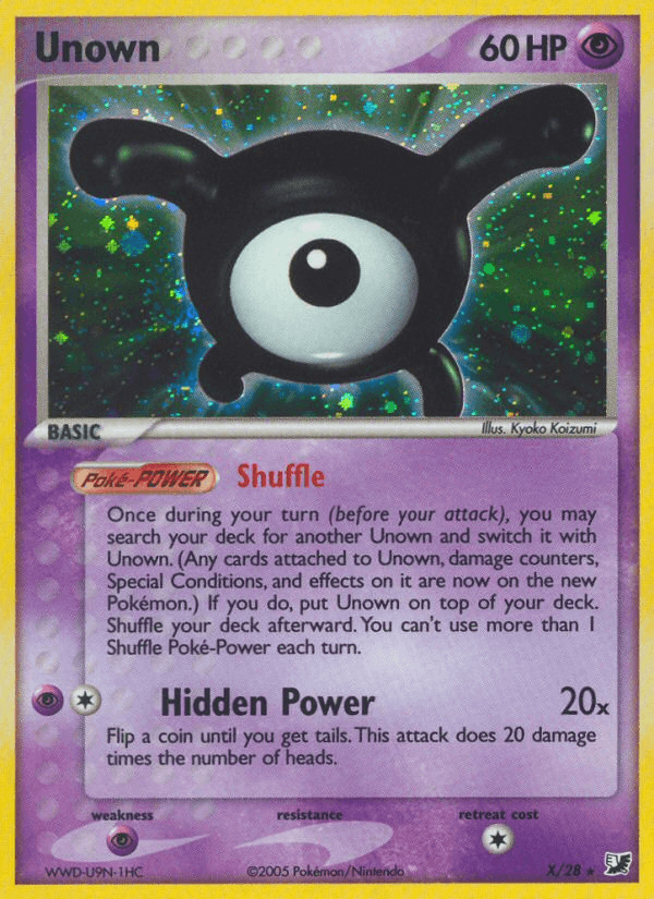 Unown (Unseen Forces) - X/115
