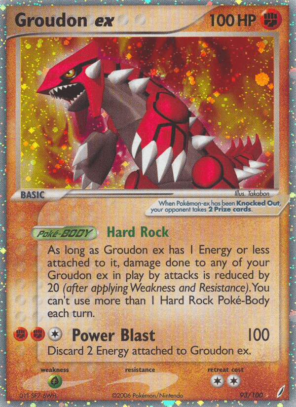 Groudon ex (Crystal Guardians) - 93/100