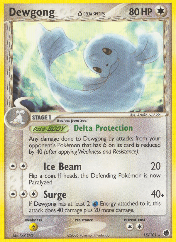 Dewgong δ (Dragon Frontiers) - 15/101