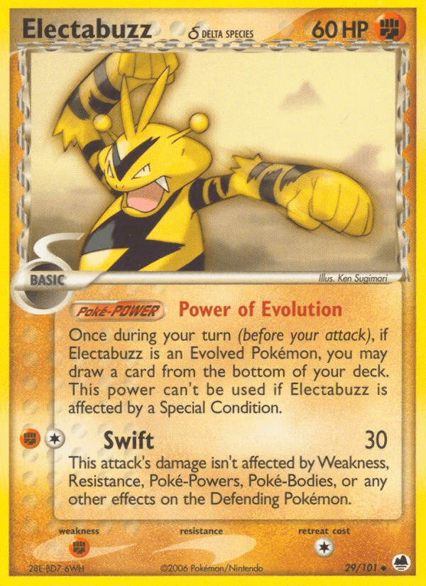 Electabuzz δ (Dragon Frontiers) - 29/101