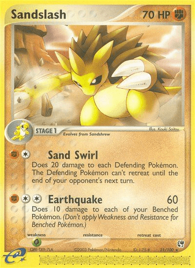 Sandslash (Sandstorm) - 21/100