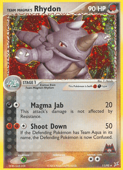 Team Magma's Rhydon (Team Magma vs Team Aqua) - 11/95