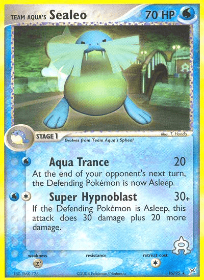 Team Aqua's Sealeo (Team Magma vs Team Aqua) - 16/95