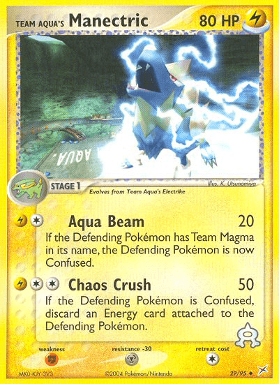 Team Aqua's Manectric (Team Magma vs Team Aqua) - 29/95