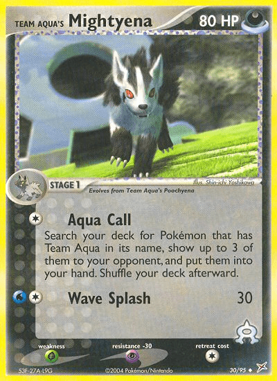 Team Aqua's Mightyena (Team Magma vs Team Aqua) - 30/95