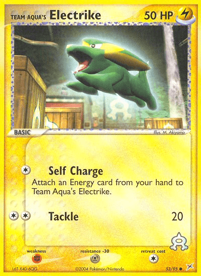 Team Aqua's Electrike (Team Magma vs Team Aqua) - 53/95