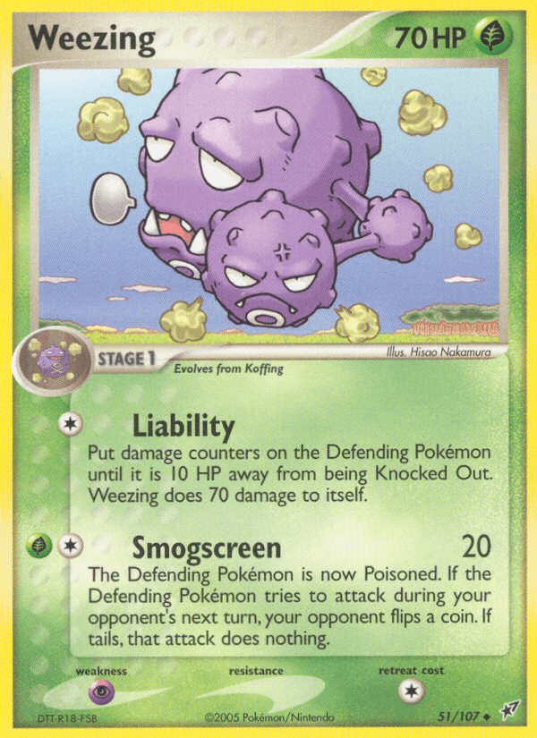 Weezing (Deoxys) - 51/107