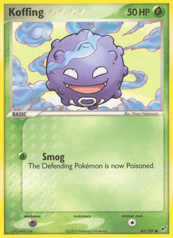 Koffing (Deoxys) - 62/107