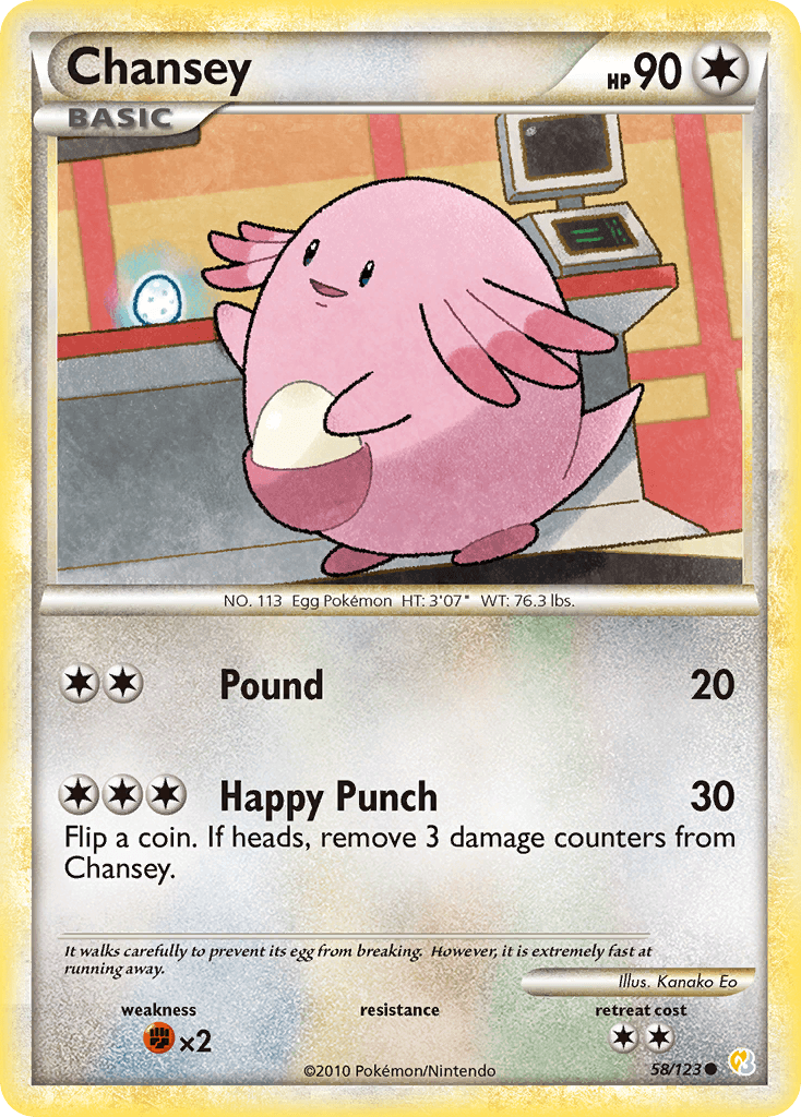 Chansey (HeartGold & SoulSilver) - 58/123