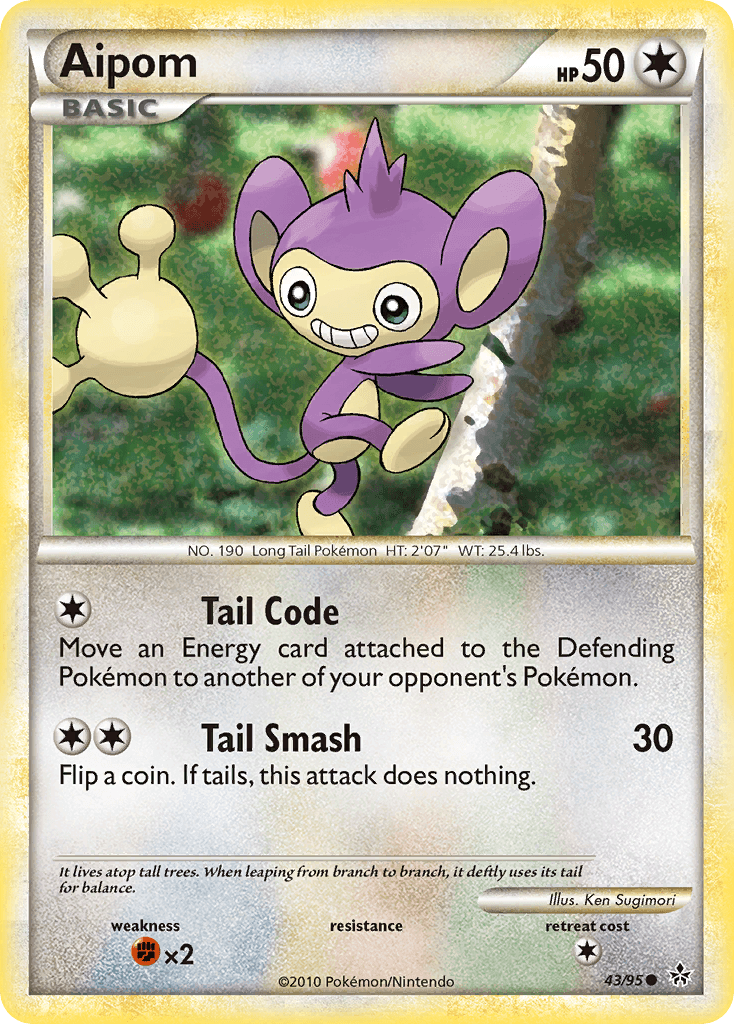 Aipom (HS—Unleashed) - 43/95