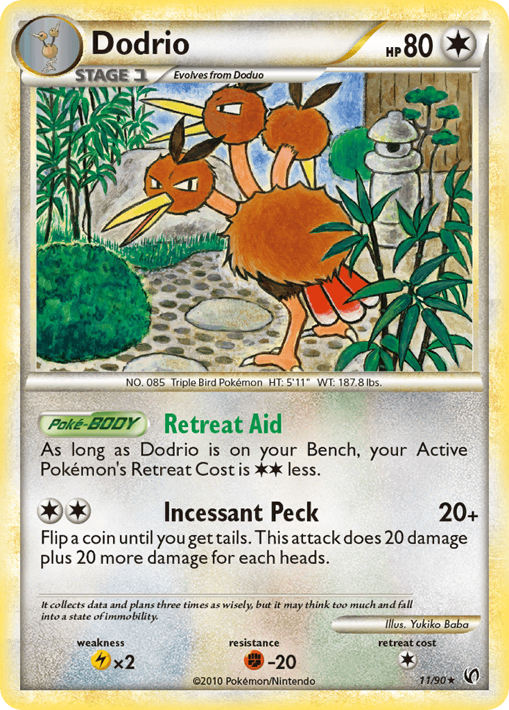 Dodrio (HS—Undaunted) - 11/90