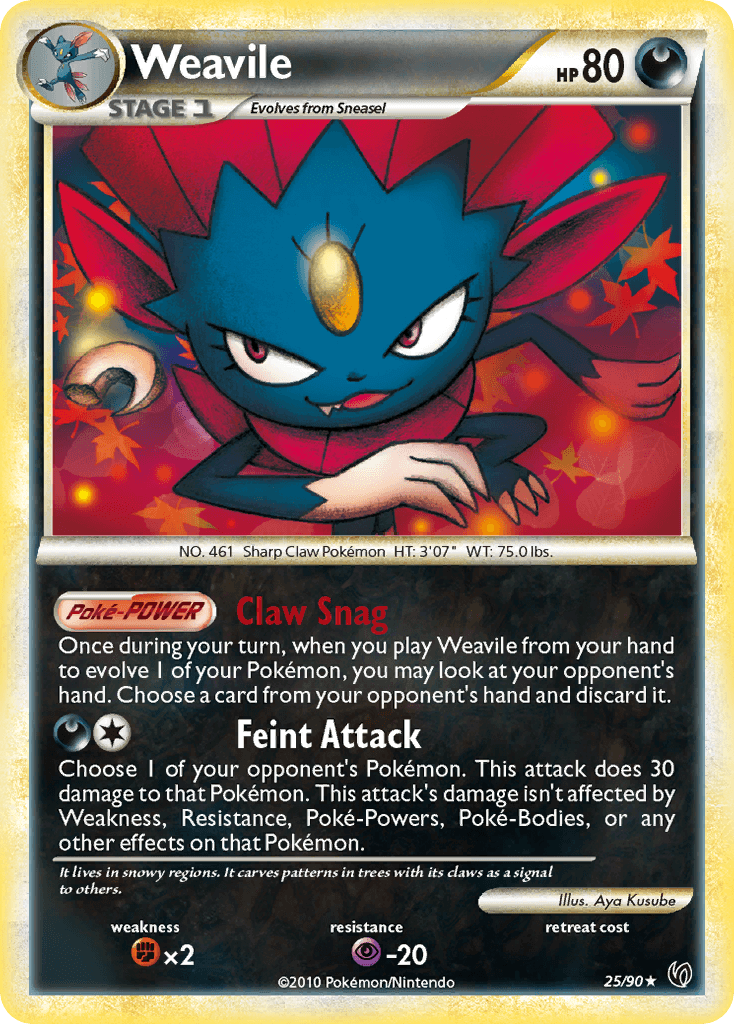 Weavile (HS—Undaunted) - 25/90