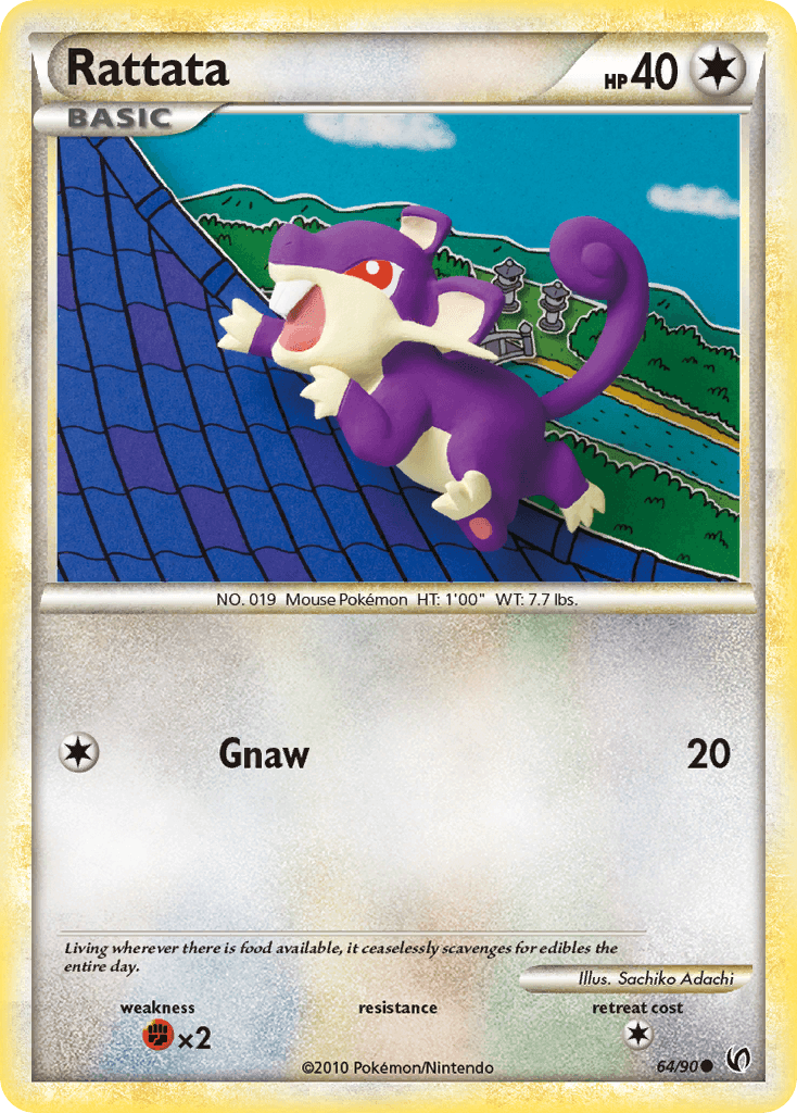 Rattata (HS—Undaunted) - 64/90