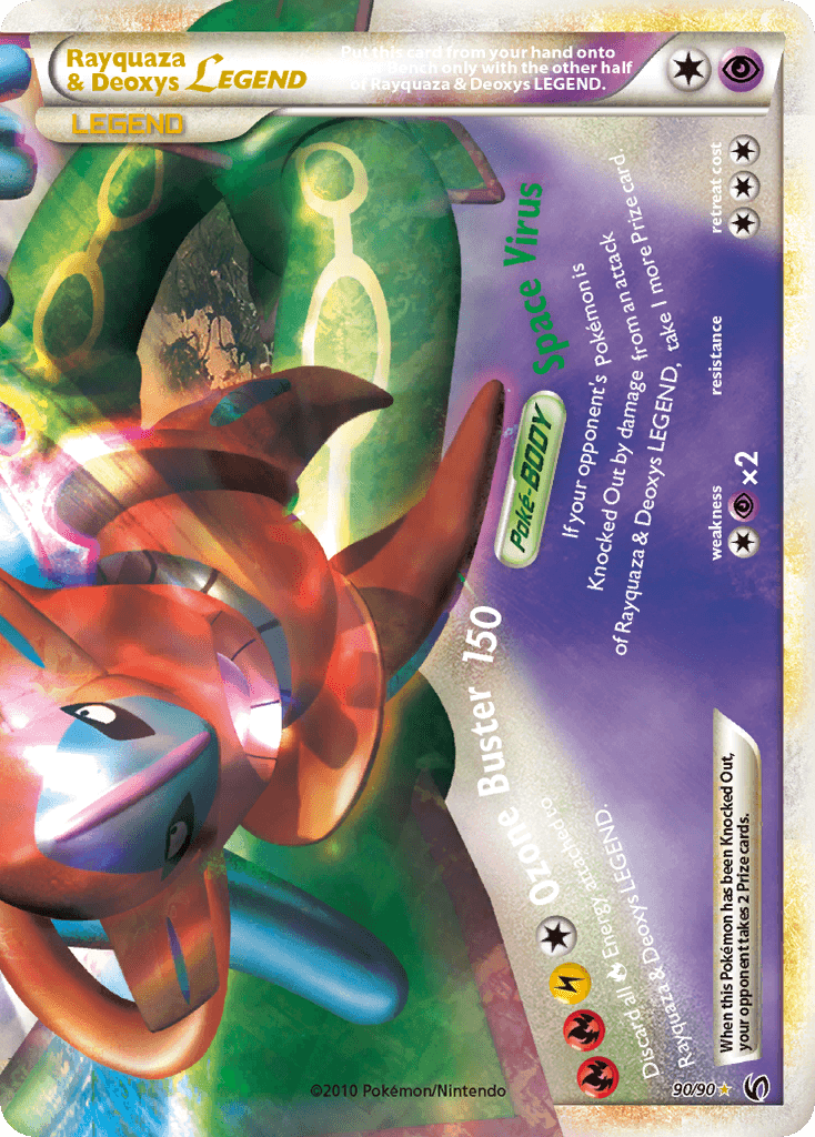 Rayquaza & Deoxys LEGEND (HS—Undaunted) - 90/90