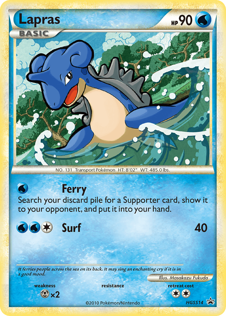 Lapras (HGSS Black Star Promos) - HGSS14/25