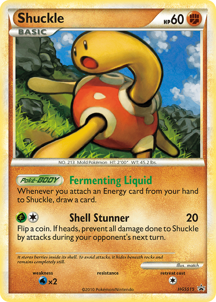 Shuckle (HGSS Black Star Promos) - HGSS15/25