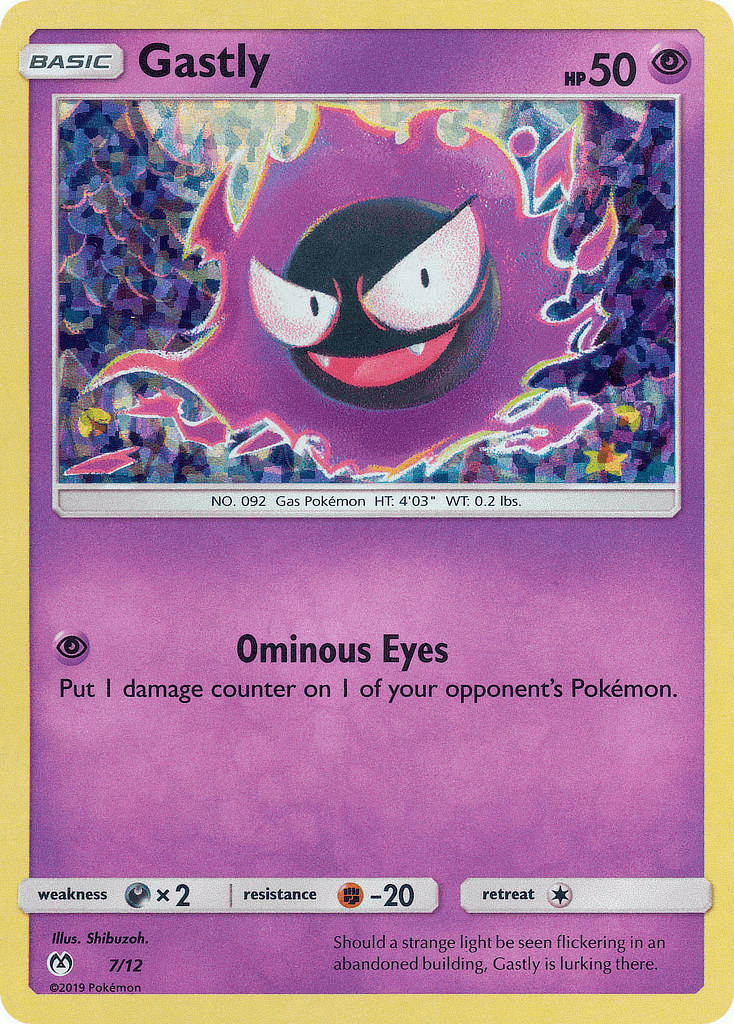 Gastly (McDonald's Collection 2019) - 7/12