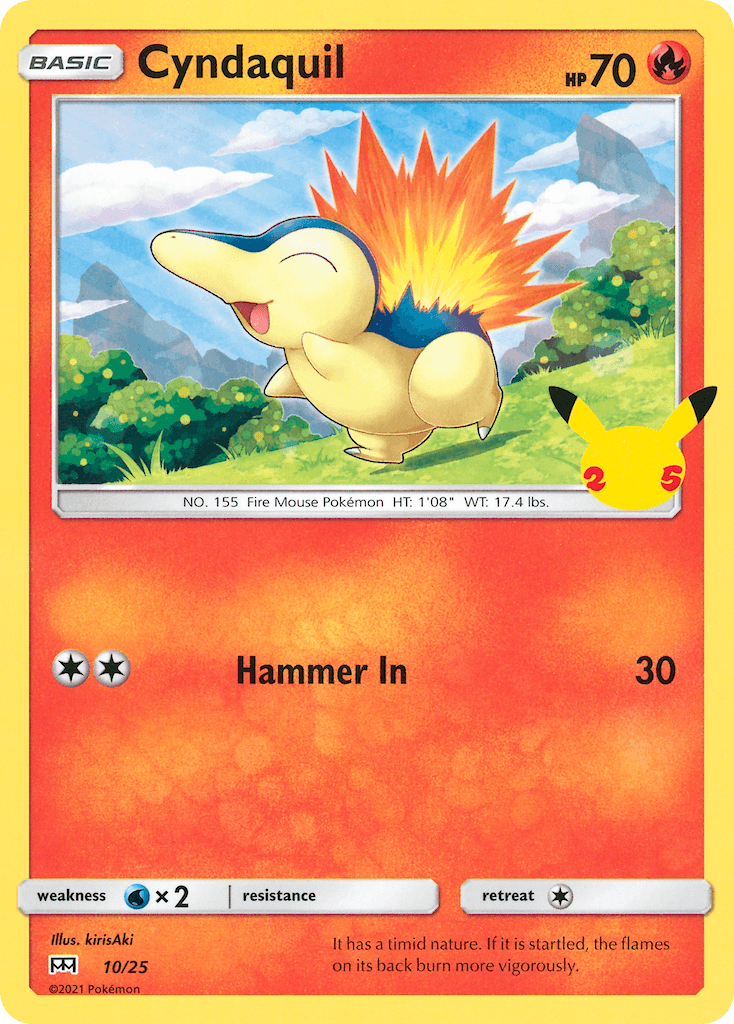 Cyndaquil (McDonald's Collection 2021) - 10/25