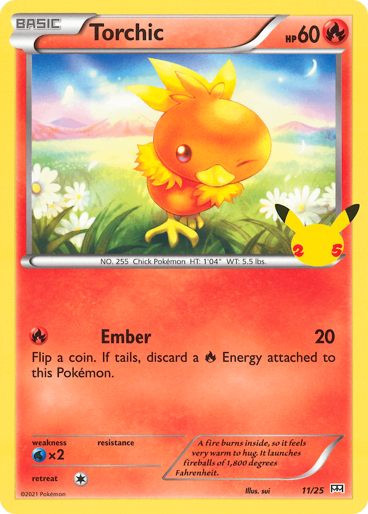 Torchic (McDonald's Collection 2021) - 11/25