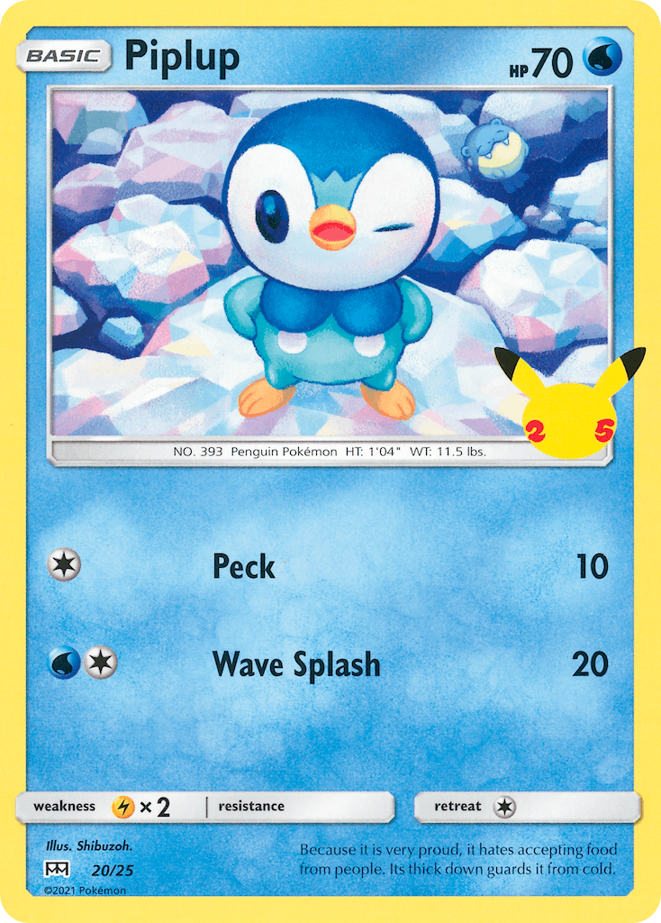 Piplup (McDonald's Collection 2021) - 20/25