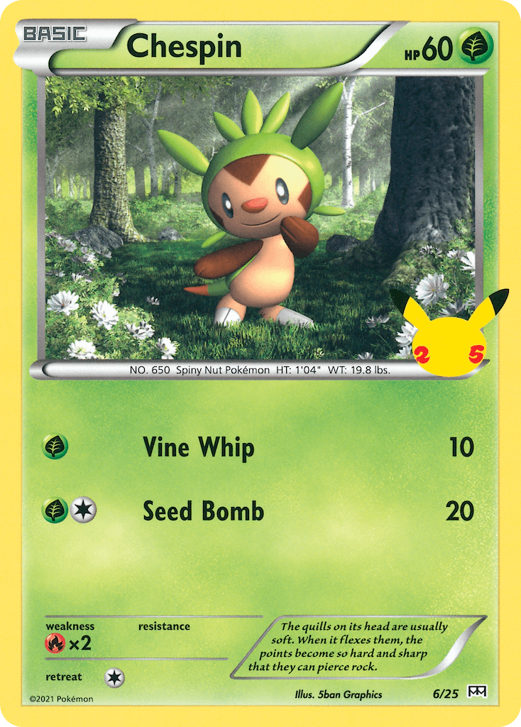 Chespin (McDonald's Collection 2021) - 6/25