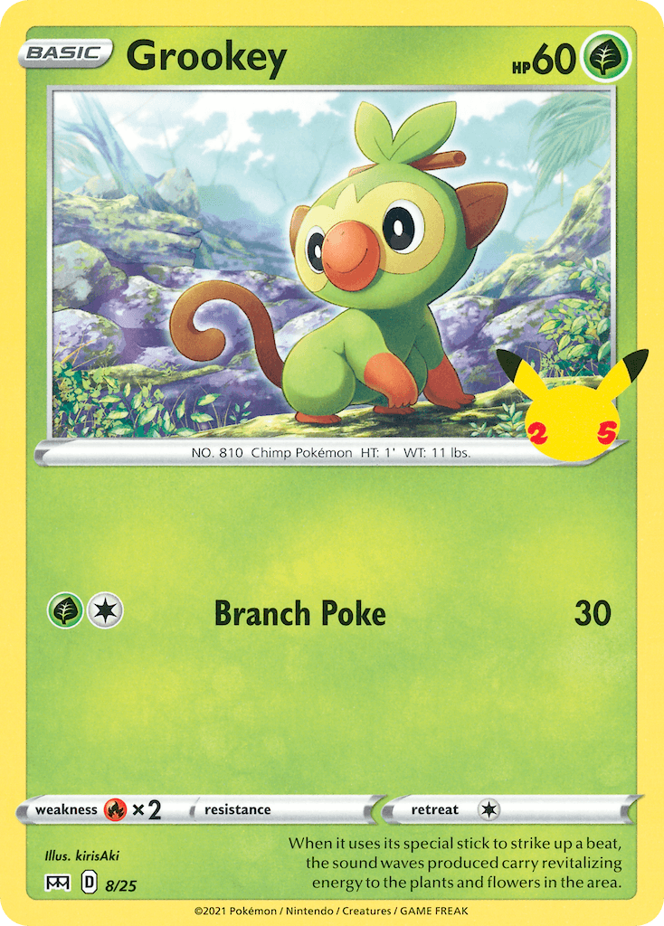 Grookey (McDonald's Collection 2021) - 8/25