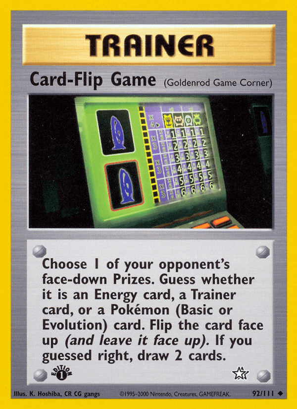 Card-Flip Game (Neo Genesis) - 92/111