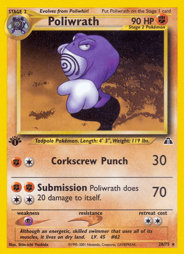 Poliwrath (Neo Discovery) - 28/75