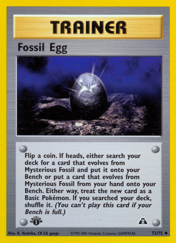 Fossil Egg (Neo Discovery) - 72/75