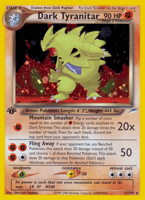 Dark Tyranitar (Neo Destiny) - 11/105