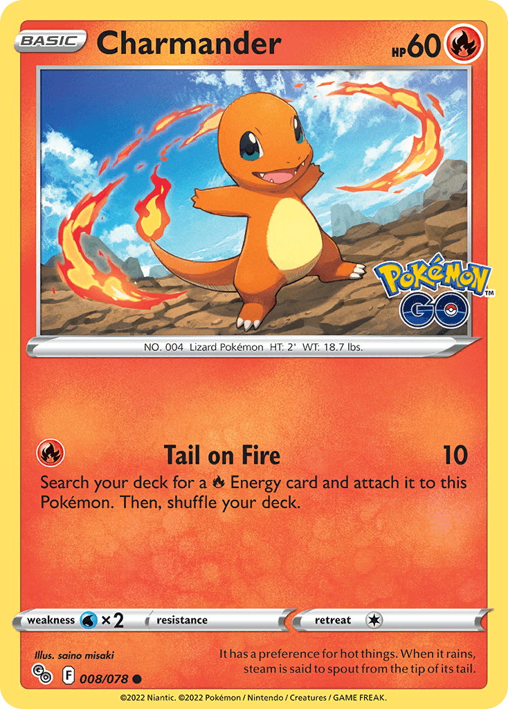 Charmander (Pokémon GO) - 8/78