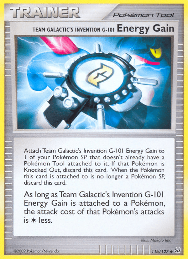 Team Galactic's Invention G-101 Energy Gain (Platinum) - 116/127