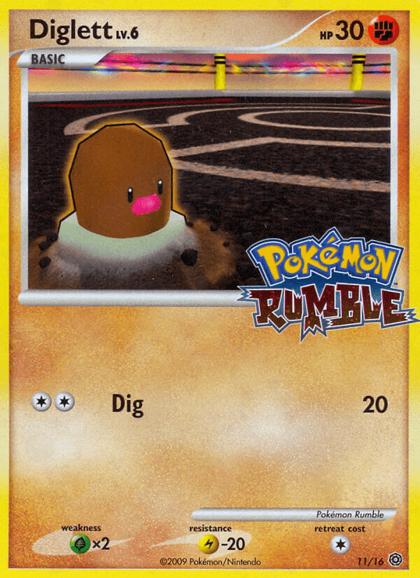Diglett (Pokémon Rumble) - 11/16