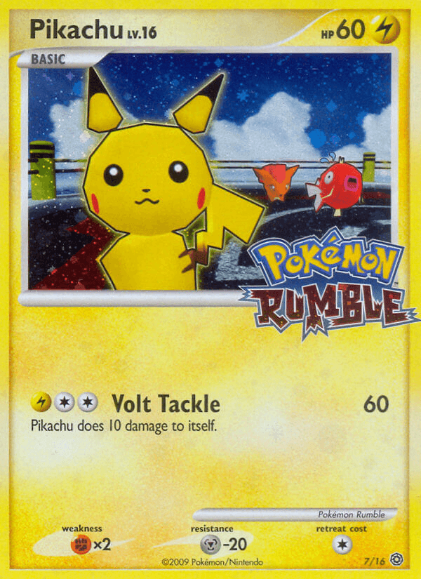 Pikachu (Pokémon Rumble) - 7/16