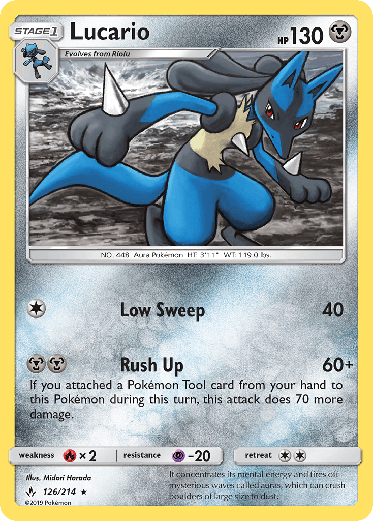 Lucario (Unbroken Bonds) - 126/214